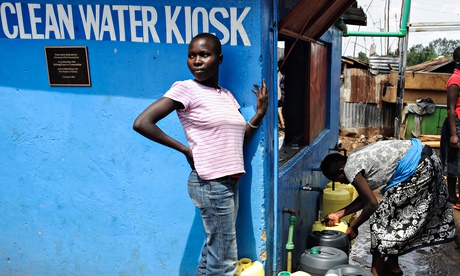 Kibera Slum in Nairobi, Kenya