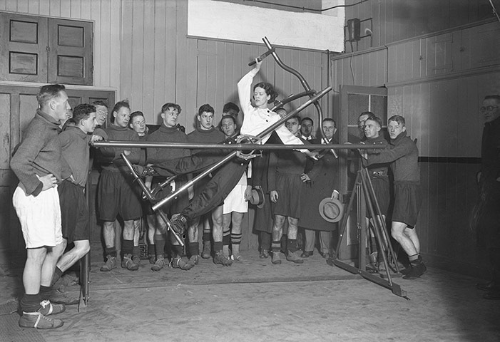 memory lane training: Arsenal's Gymo Frame