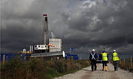 Cuadrilla Shale Fracking Plant in Preston, Lancashire.