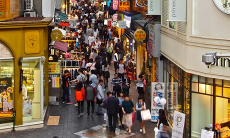 Myeongdong, Seoul's main shopping district