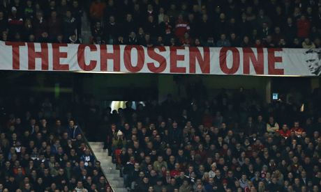 A banner at Old Trafford 