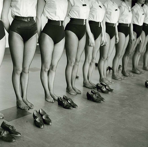 Jane Bown: The Tiller Girls, ATV Studio, Boreham Wood, 196