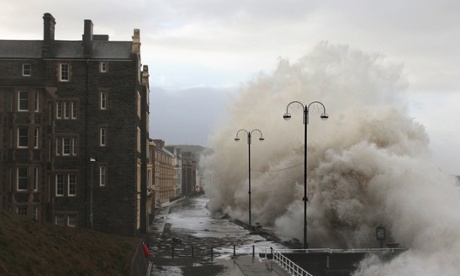 Aberystwyth University buildings hit by wave