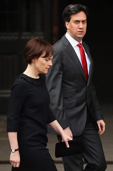 Tony Benn funeral: Leader of the Labour Party Ed Miliband attends the funeral 