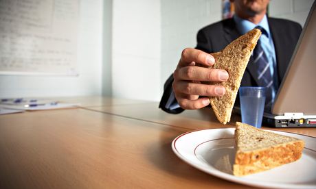 Teacher eating Lunch