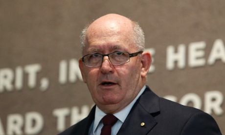 Incoming Governor General Peter Cosgrove delivers a speech during the Australia and the Vietnam War book launch at the Australian War Memorial in Canberra, Thursday, March 20, 2014.
