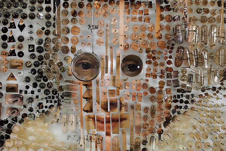 Test Tube Portraits: Portraits Made of Test Tubes and Pushpins Michael Mapes