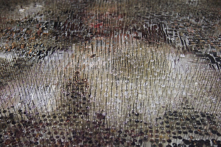 Test Tube Portraits: Portraits Made of Test Tubes and Pushpins Michael Mapes