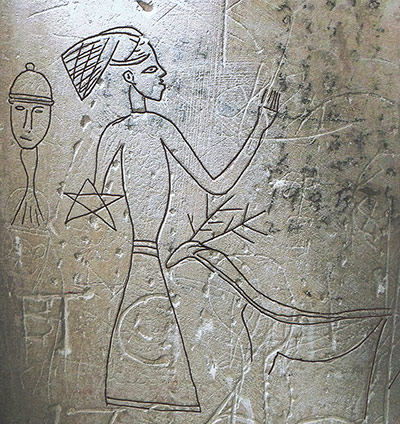 Graffiti: Woman and deer graffiti