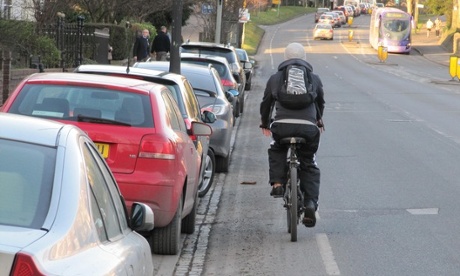 Is cycling dangerous? Cycle paths that compels you to cycle close to car doors doesn't help.