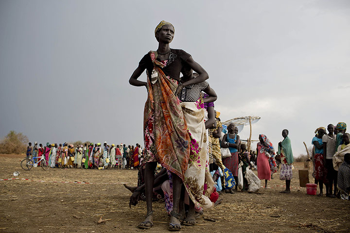 20 Photos: Women and children displaced by recent fighting in Mingkaman, South Sudan