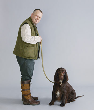 Endangered dog breeds: Mark Sanderson with Arthur, the Field Spaniel