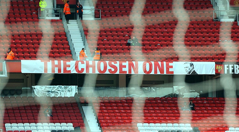 United v Villa: Stewards stand guard over 