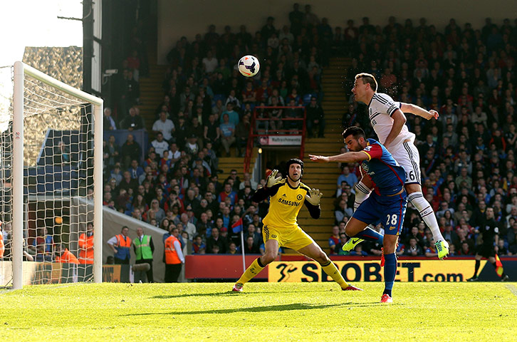 chelsea palace: John Terry scores an own goal