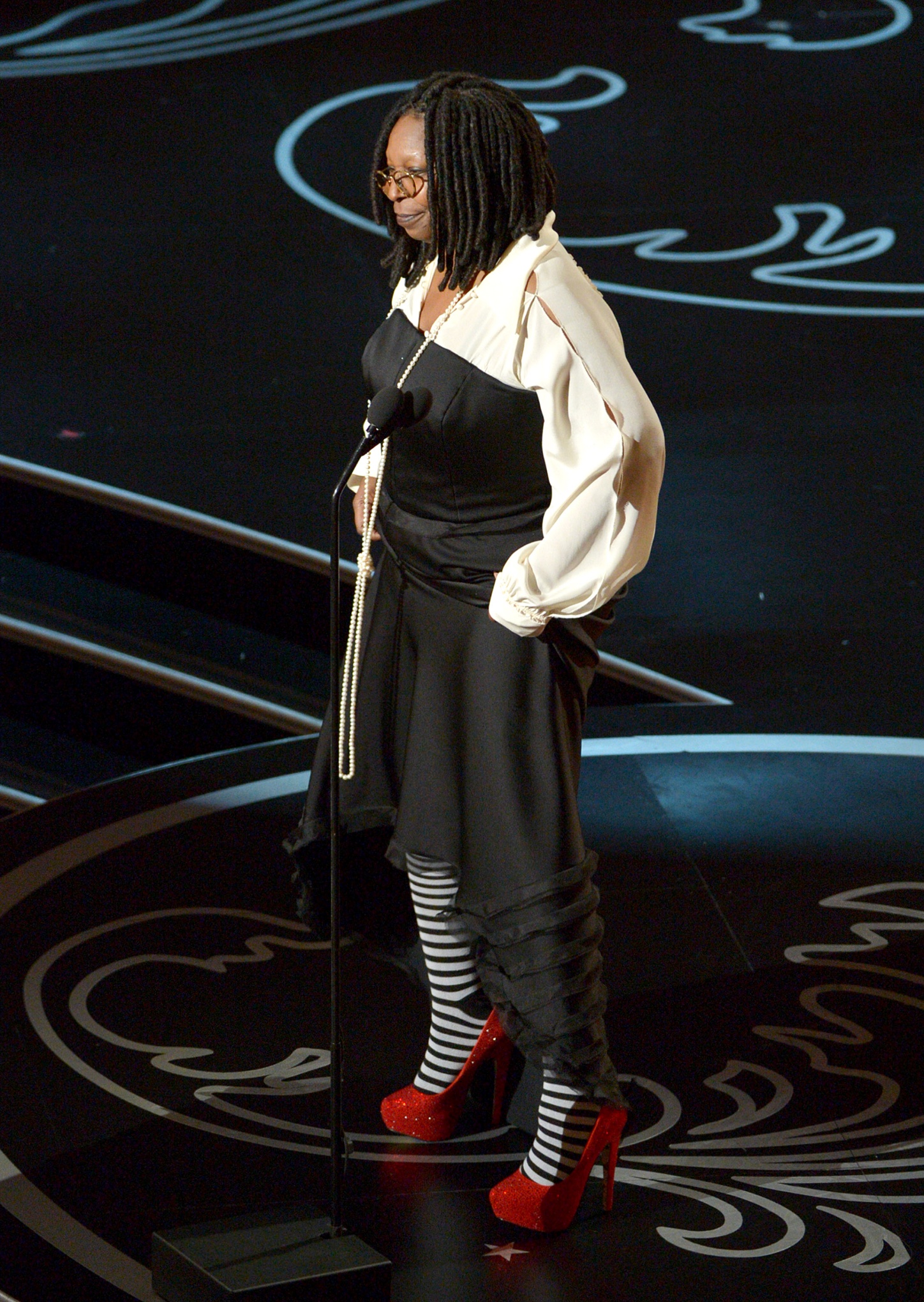 Whoopi Goldberg at the Oscars.
