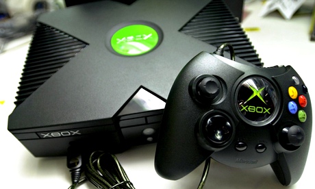 A Microsoft Xbox games console 