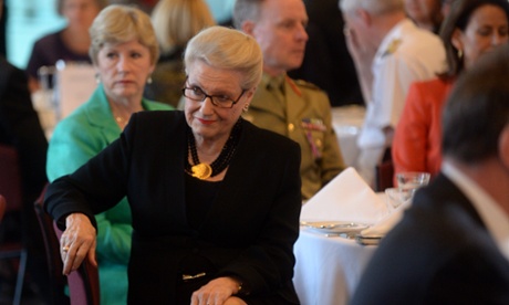 Speaker Bronwyn Bishop and Christine Milne at the womens day brekkie.