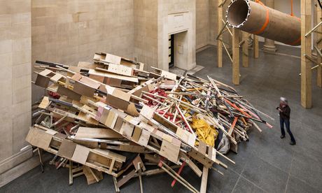 Dock by Phyllida Barlow at Tate Britain