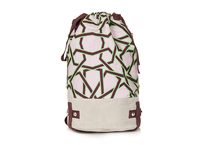 20 of the best rucksacks: Best rucksacks - geo print duffle rucksack by Topshop