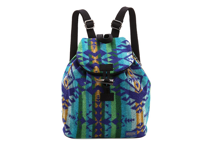 20 of the best rucksacks: Best rucksacks - green blue yellow aztec pattern by Pendleton