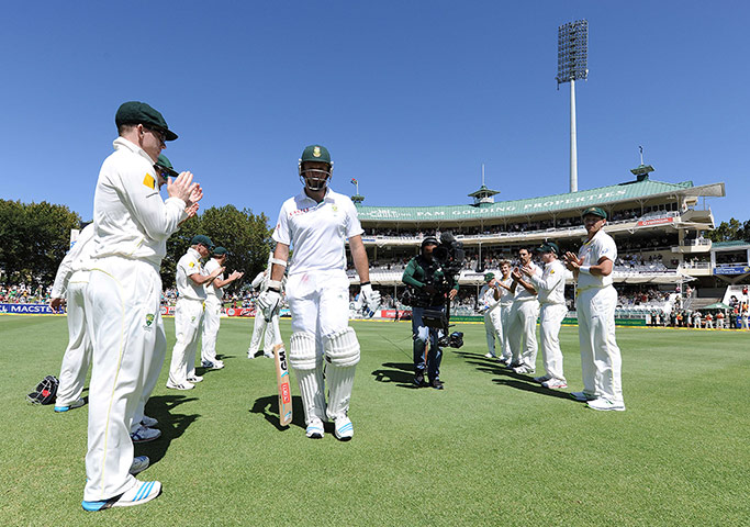 Graeme Smith's career: Graeme Smith guard of honour