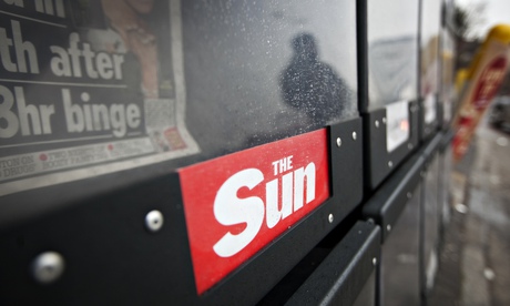 The Sun: battling breast cancer with cleavage shots.