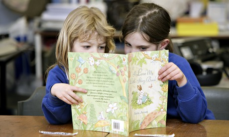 Girls reading