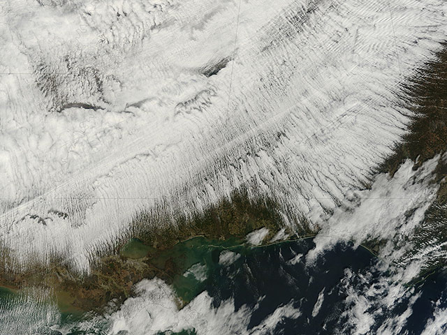 Satellite Eye on Earth: Unsettled winter weather over the United States 