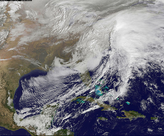 Satellite Eye on Earth: Satellite Views Powerful Winter Storm Battering eastern US
