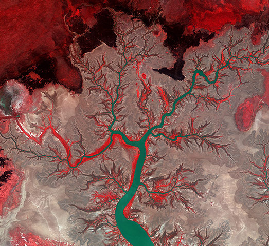 Satellite Eye on Earth: Kumbunbur Creek, Australia