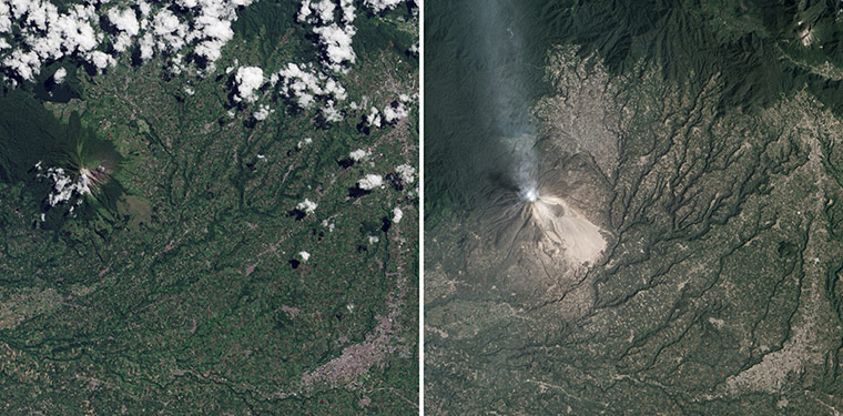 Satellite Eye on Earth: Indonesia's Sinabung volcano 