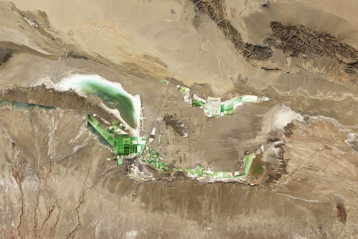 Satellite Eye on Earth: Lake Qarhan is the largest salt lake in China