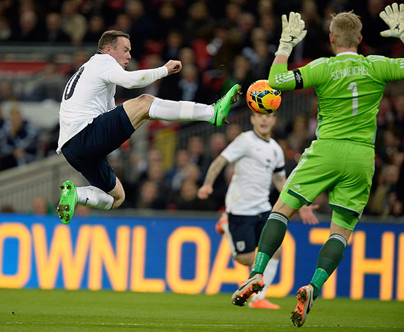 Football...: England v Denmark