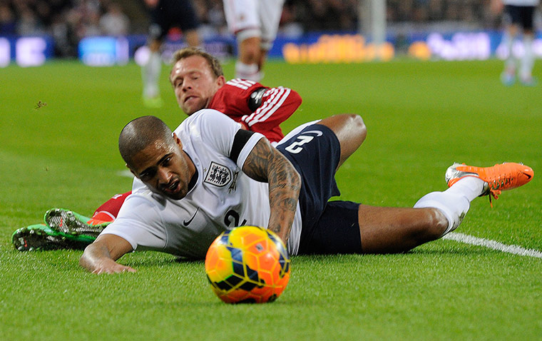 Football...: England v Denmark