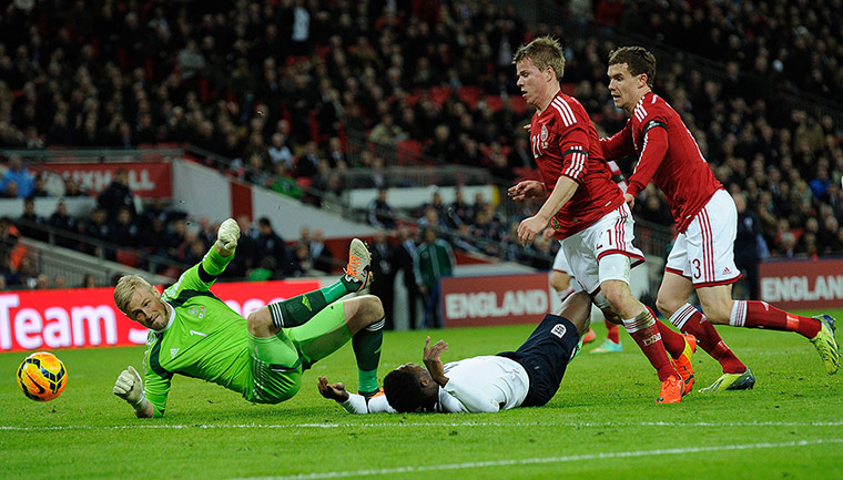 Football--: England v Denmark