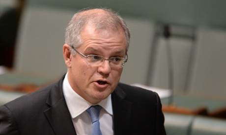 Scott Morrison speaks during the debate on the changes to the Qantas sale act