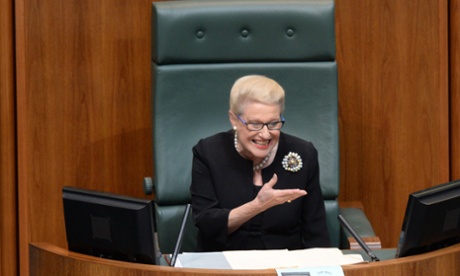 As procedures became more technical, Speaker Bronwyn Bishop took the chair.