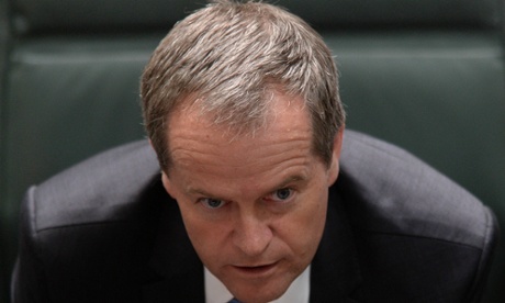 Bill Shorten in question time.