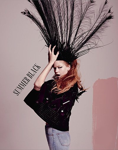 Key looks: summer black