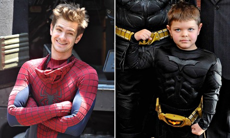 Andrew Garfield and Miles Scott