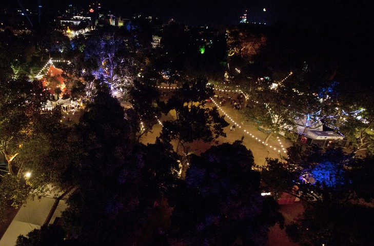 Adelaide Fringe 2014: An aerial view of the Garden of Unearthly Delights
