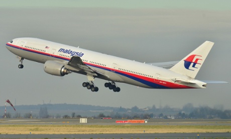The Malaysia Airlines Boeing 777-200ER that has disappeared, seen taking off from Roissy-Charles de Gaulle airport in France in December 2011.