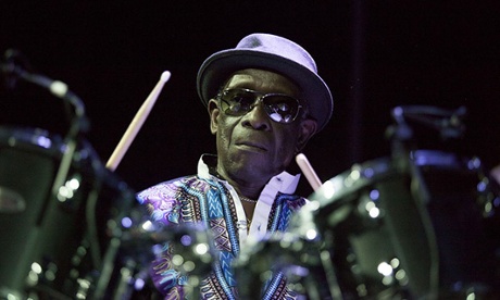 Tony Allen plays with the Mortiz von Oswald Trio at Unsound Adelaide