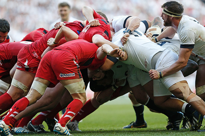 rugby pics: England v Wales
