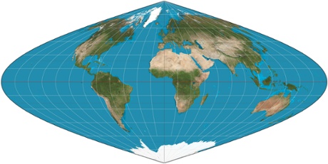 Pseudocylindrichal globe