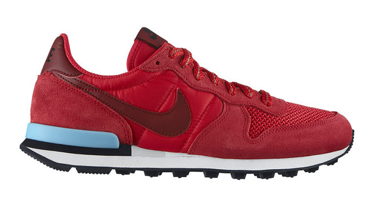 comfy shoes: Red internationalist trainer
