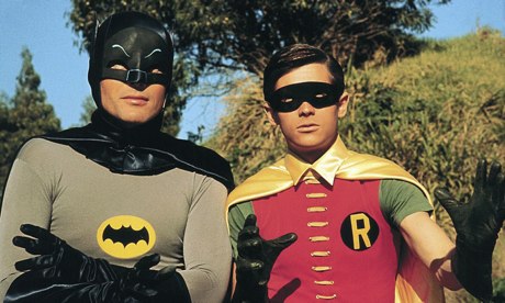 Adam West (left) and Burt Ward as Batman and Robin in the 1966 film