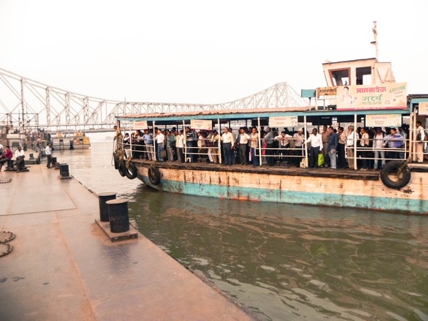 A ferry in Kolkata.