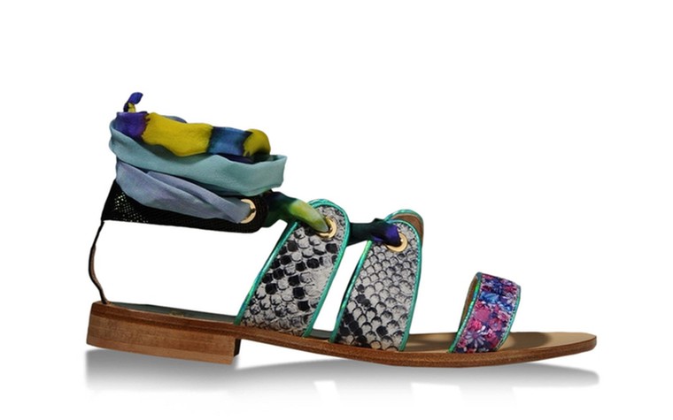 50 best flat sandals: 50 of the best flat sandals - multi fabric by MSGM