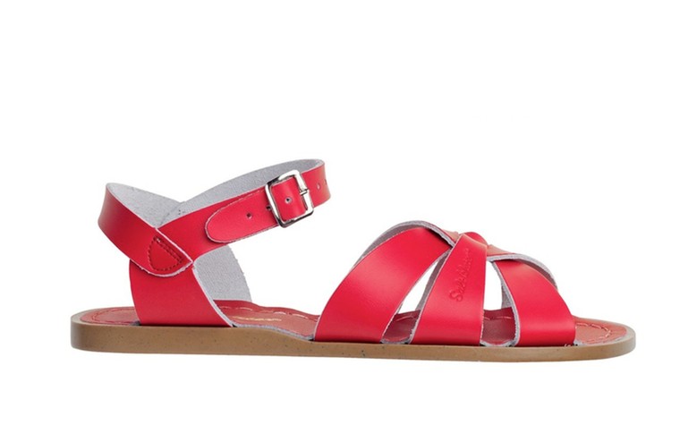 50 best flat sandals: 50 of the best flat sandals - red by saltwater sandals